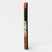 赤いフクロウのフラクタル抽象芸術 Case-Mate iPhoneケース (裏面/左)
