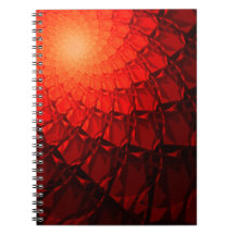 赤いフラクタルパターン