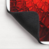 赤いフラクタルパターン マウスパッド (コーナー)