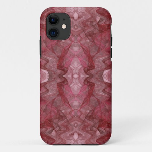 赤いフラクタルiPhone 5カスタムケース – メイトID Case-Mate iPhoneケース (裏面)