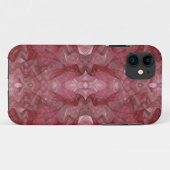 赤いフラクタルiPhone 5カスタムケース – メイトID Case-Mate iPhoneケース (裏面(横))