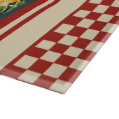 赤いフランス語Country Rooster Le Poulet カッティングボード (角)