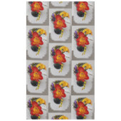 赤いフリージア テーブルクロス (正面)