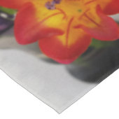 赤いフリージア テーブルクロス (アングル)