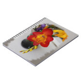 赤いフリージア ノートブック (左側)