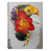 赤いフリージア ノートブック (正面)