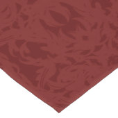 赤いフルーリ ロングテーブルランナー (コーナー)