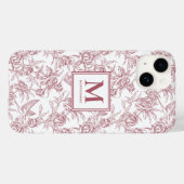 赤いフレンチトワル 名前 Case-Mate iPhoneケース (裏面 (横))