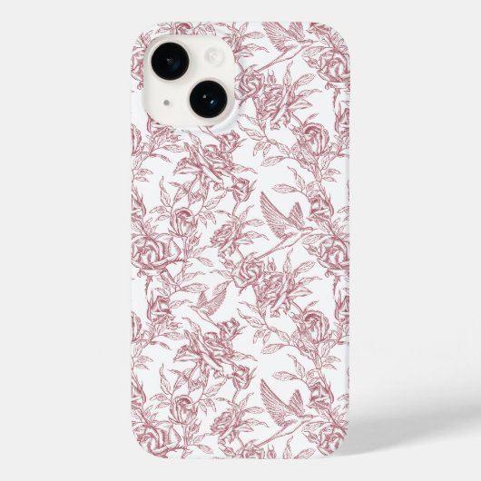 赤いフレンチトワル Case-Mate iPhoneケース (裏面)