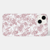 赤いフレンチトワル Case-Mate iPhoneケース (裏面 (横))