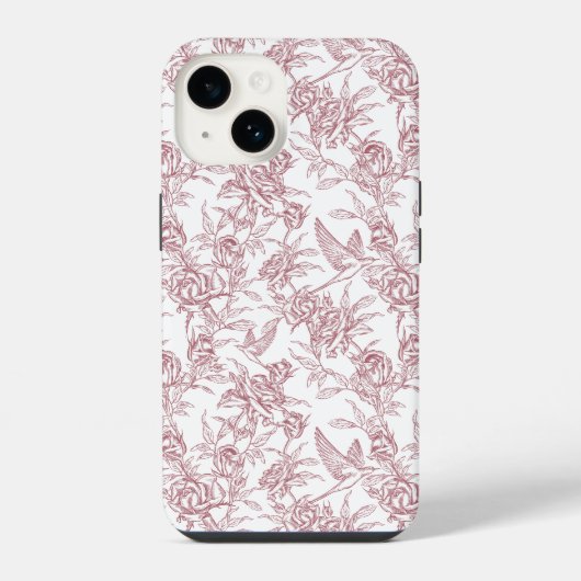 赤いフレンチトワル iPhoneケース (裏面)