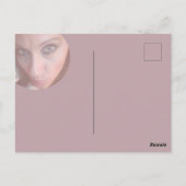 赤いフローラ写真 ポストカード (裏面)