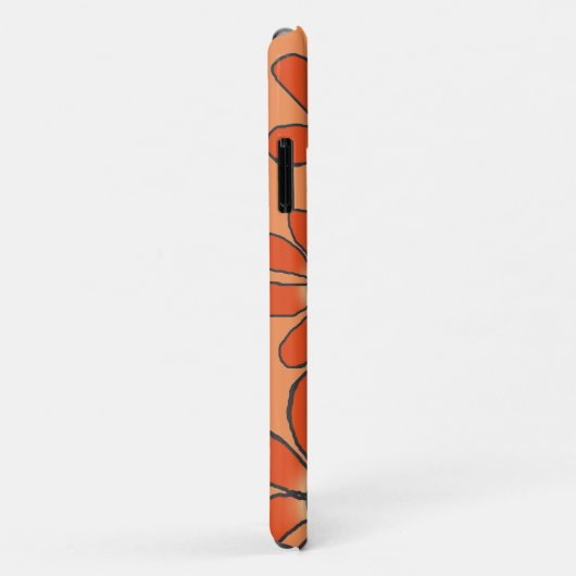 赤いフローラ Case-Mate iPhoneケース (裏面/右)