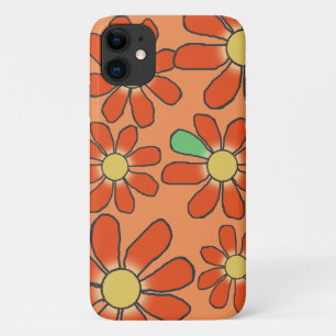 赤いフローラ iPhone 11 ケース