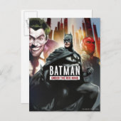 赤いフードの下のバットマン ポストカード (正面/裏面)