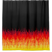 赤いフ改造レイズ シャワーカーテン (正面)