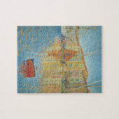 『赤いブイ』ポール・シニャックによる、ヴィンテージ・ポイントリズム ジグソーパズル (横)