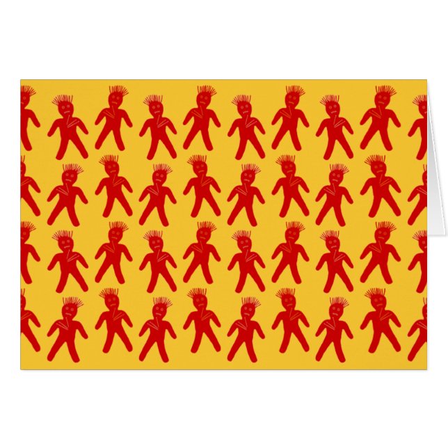 赤いブードゥー人形 (正面横)