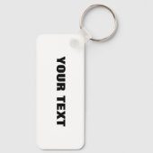 赤いプランジャーカスタムキーチェーン キーホルダー (裏面)