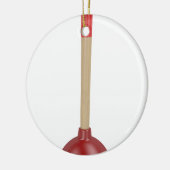 赤いプランジャー セラミックオーナメント (左)