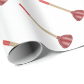 赤いプランジャー ラッピングペーパー (ロールコーナー)