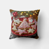 赤いプレート クッション (裏面)