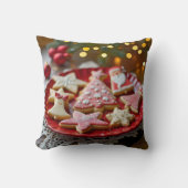 赤いプレート クッション (正面)