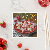 赤いプレート スタンダードカクテルナプキン (インサイチュ)