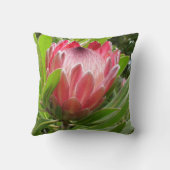 赤いプロテア クッション (裏面)