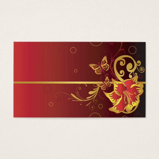 赤いプロファイルカード (正面)