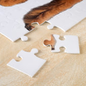 赤いプードル ジグソーパズル (側面)