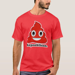 赤いプーRepooblican Tシャツ