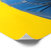 赤いヘッドフォンを持つ笑顔の子ども自閉症ニューロダイブ ポスター (角)