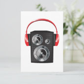 赤いヘッドホンの招待状 招待状 (スタンド正面)