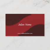 赤いヘッド名刺のデザイン 名刺 (裏面)