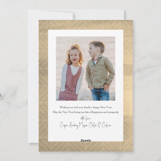 赤いヘビとキノコ2写真中国の新年 シーズンカード (裏面)