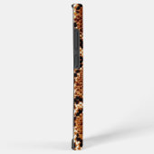 赤いヘビ革 SAMSUNG GALAXYケース (右側面)