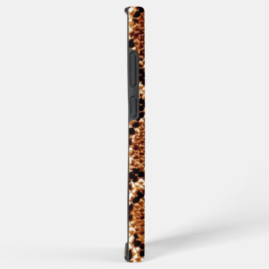 赤いヘビ革 SAMSUNG GALAXYケース (右側面)