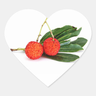 赤いベイビー ハートシール