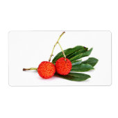 赤いベイビー ラベル (正面)