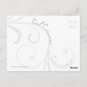 赤いベストのはがきを着た少年 ポストカード (裏面)