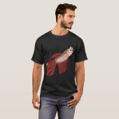 赤いベタ Tシャツ (正面フル)