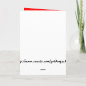 赤いベトナムの明けましておめでとう-非常に シーズンカード (裏面)