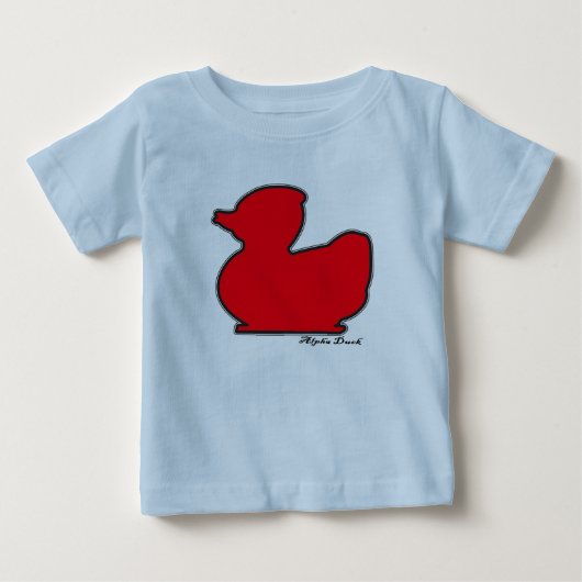 赤いベビーT ベビーTシャツ (正面)