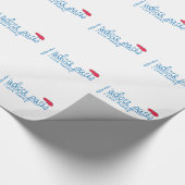 赤いベレーとj'adoreパリ（私はパリが大好き） ラッピングペーパー (角)