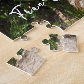 赤いベンチのジグソーパズル ジグソーパズル (側面)