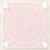 赤いベースマンダラ ガラスコースター (裏面)