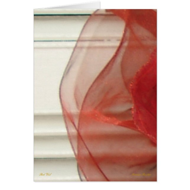 赤いベール – カード – # 2 (正面)