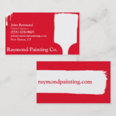 赤いペインターの名刺 名刺 (正面/裏面)