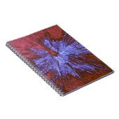 赤いペイントボールに紫 ノートブック (右側)